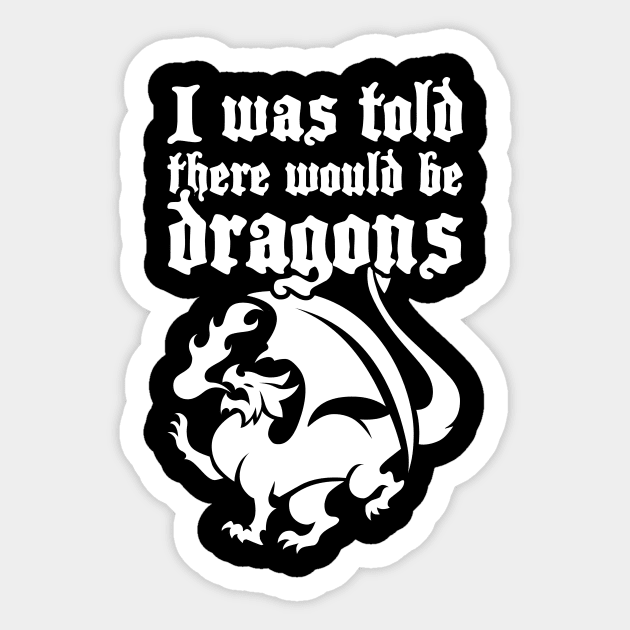 Dragon - Funny Renaissance Festival Faire Sticker by MeatMan